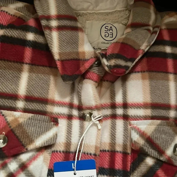 Sage Womens’ Plush Shirt Jacket / Shacket - Picture 6 of 6